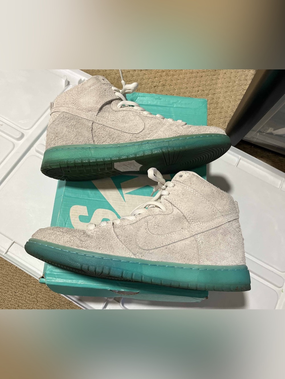 Nike Dunk High Premium SB Chairman Bao White Polarized Blue size 9